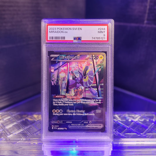 Miraidon ex | #244 | PSA 9 | S&V Base Set | English