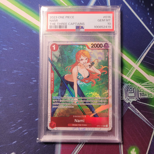 Nami | #OP01-016 | The Three Captains Ultra Deck | PSA 10