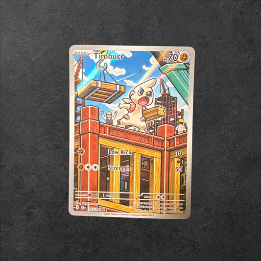 Timburr | #125 | NM | Black Bolt | English | 2025