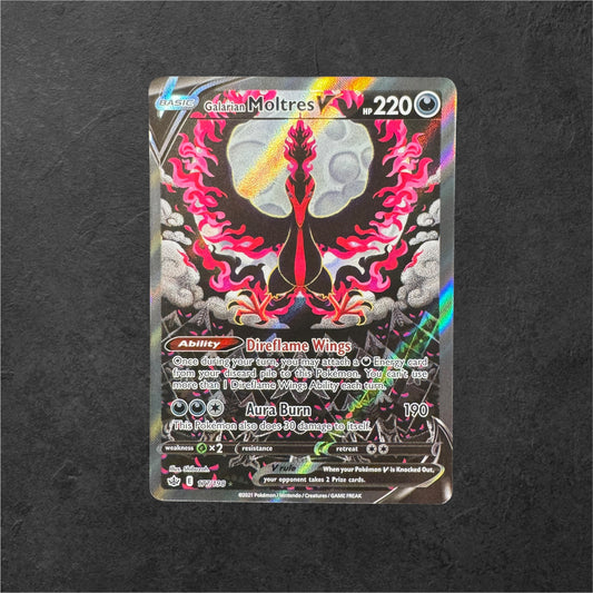 Galarian Moltres V | #177 | NM | Chilling Reign | English | 2021