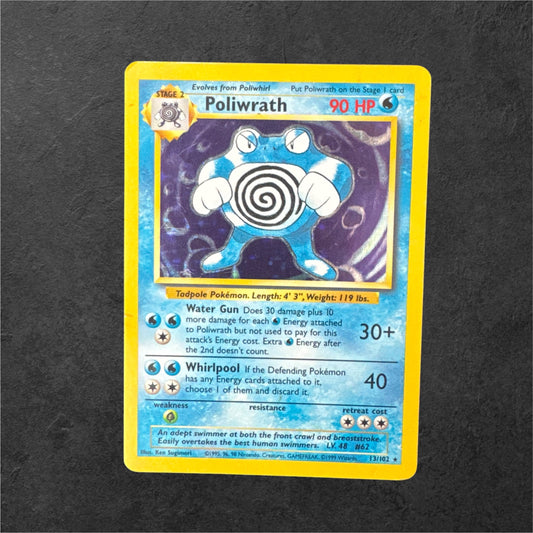 Poliwrath | #13 | HP | Base Set | English | 1999