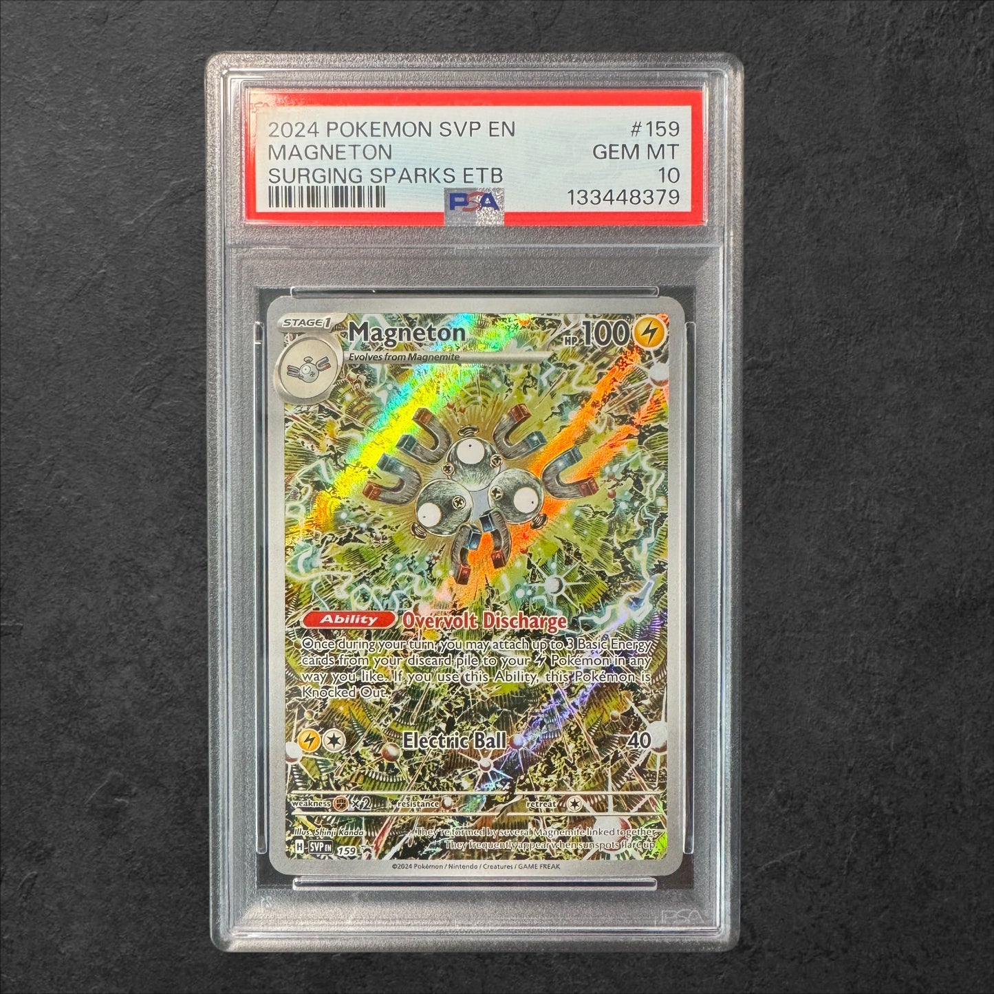 Magneton | #159 | PSA 10 | Surging Sparks ETB | English | 2024