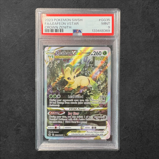 Leafeon VSTAR | #GG35 | PSA 9 | Crown Zenith | English