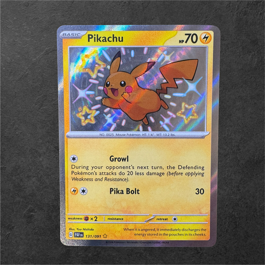 Pikachu Baby Shiny | 131 | NM  | Paldean Fates | English | 2024