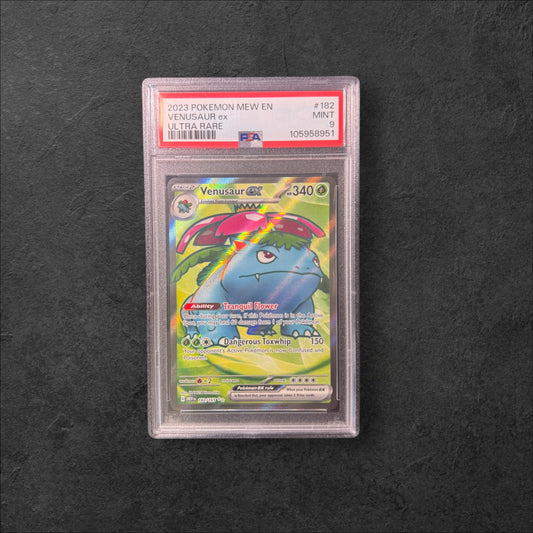 Venusaur ex | #182 | PSA 9 | 151 | English | 2023