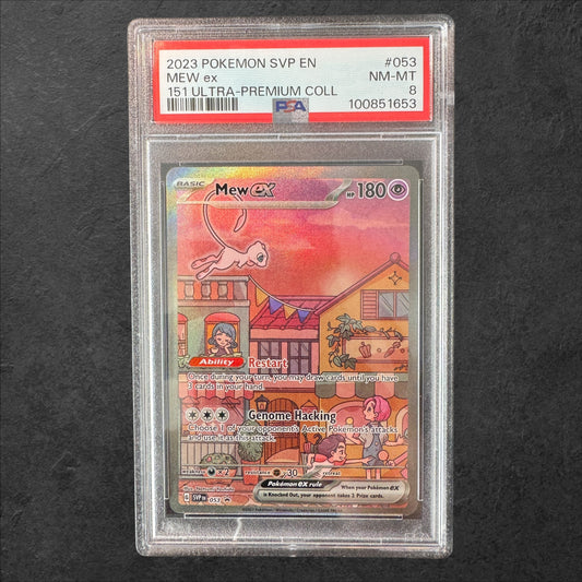 Mew ex | #053 | PSA 8 | 151 UPC Promo | English