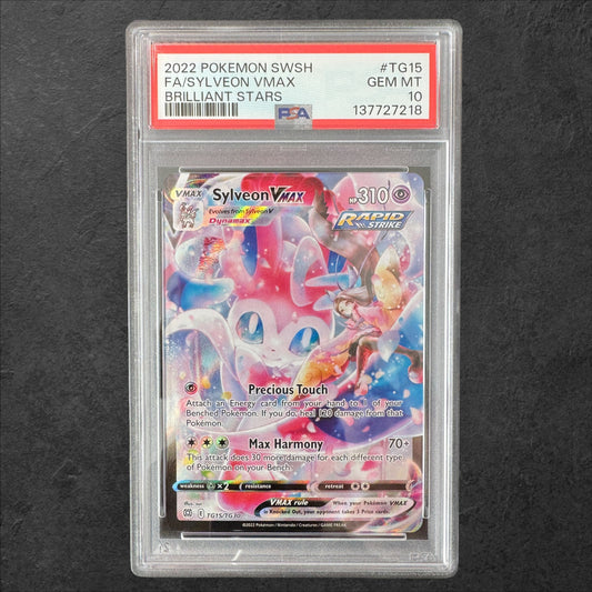 Sylveon VMAX | #TG15 | PSA 10 | Brilliant Stars | English | 2022