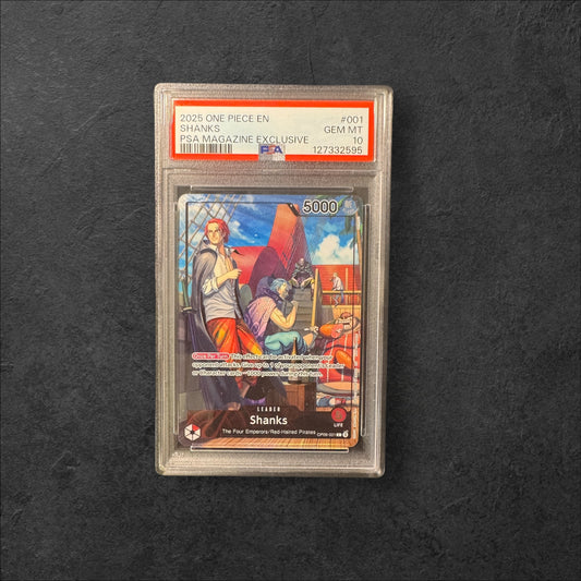Shanks | #001 | PSA 10 | PSA Magazine Promo | English