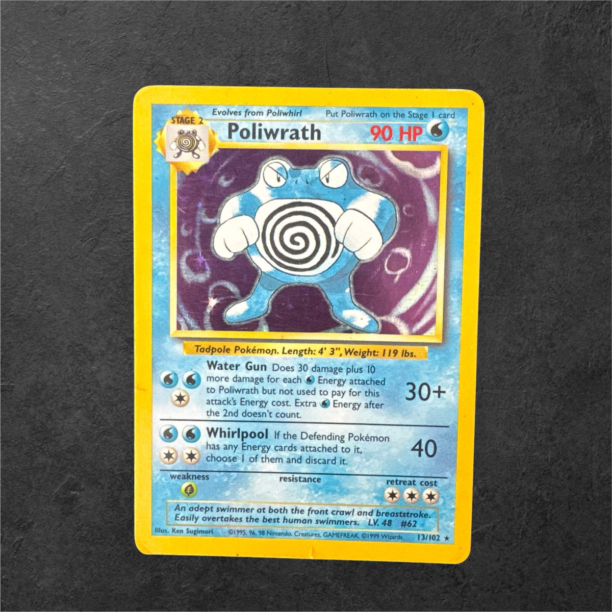 Poliwrath | #13 | HP | Base Set | English | 1999