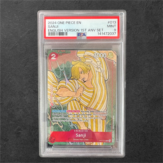 Sanji | #013 | PSA 9 | 1st Anniversary Set | English