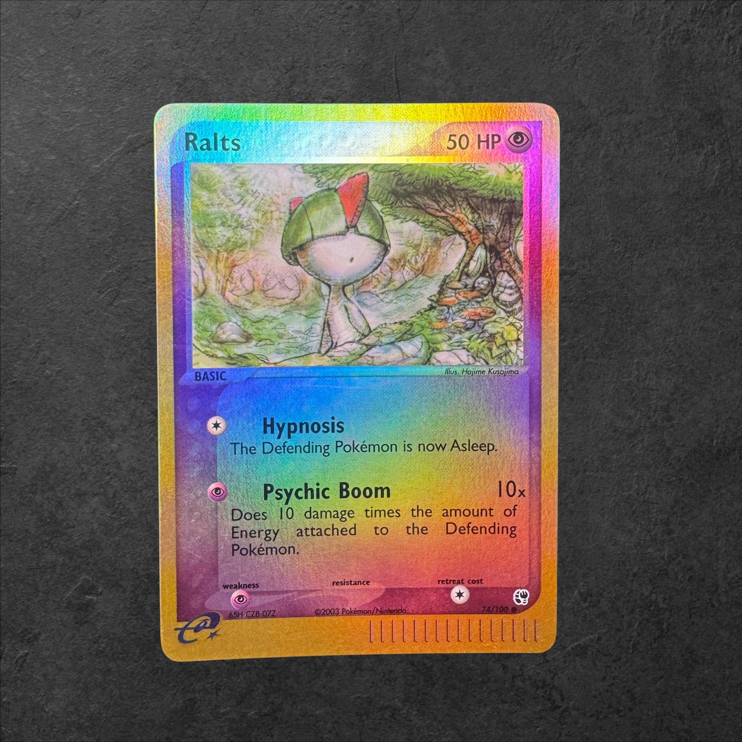 Reverse Holo Ralts | #74 | LP/MP | EX Sandstorm | ENG | 2003