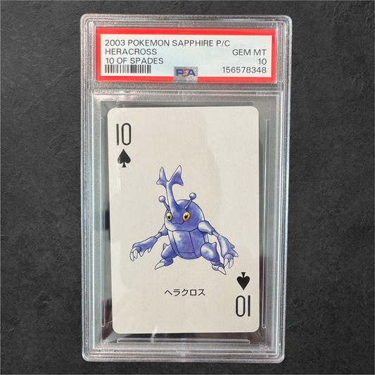 Heracross | PSA 10 | Sapphire Playing Cards | Japanese | 2003