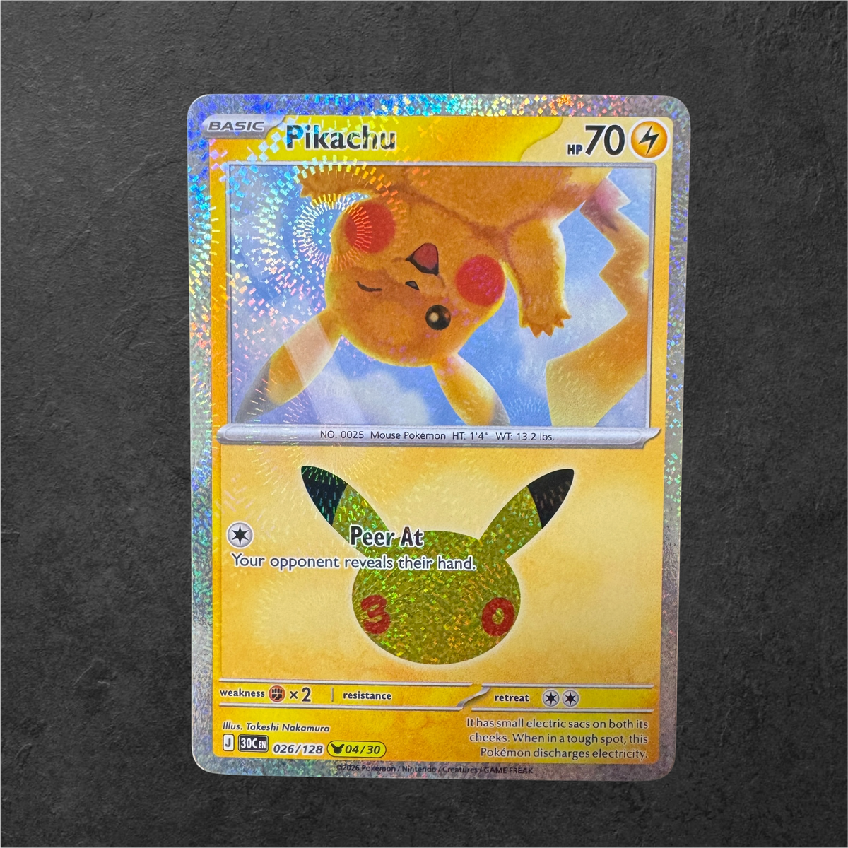 30th Celebrations Pikachu, ex and promos - Choose your card