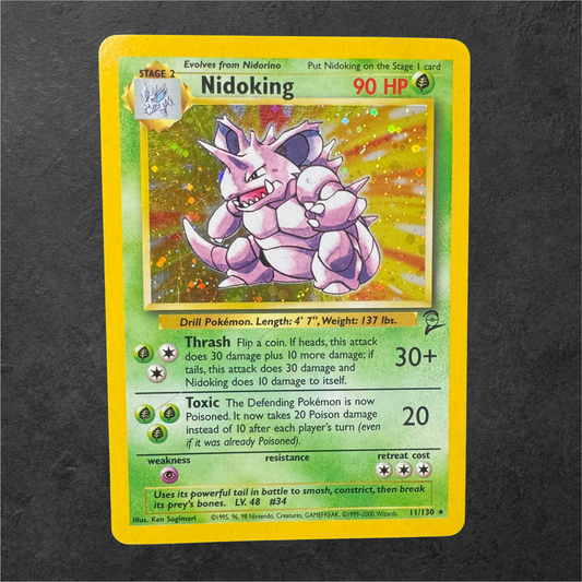 Nidoking | #11 | HP | Base Set 2 | English | 2000