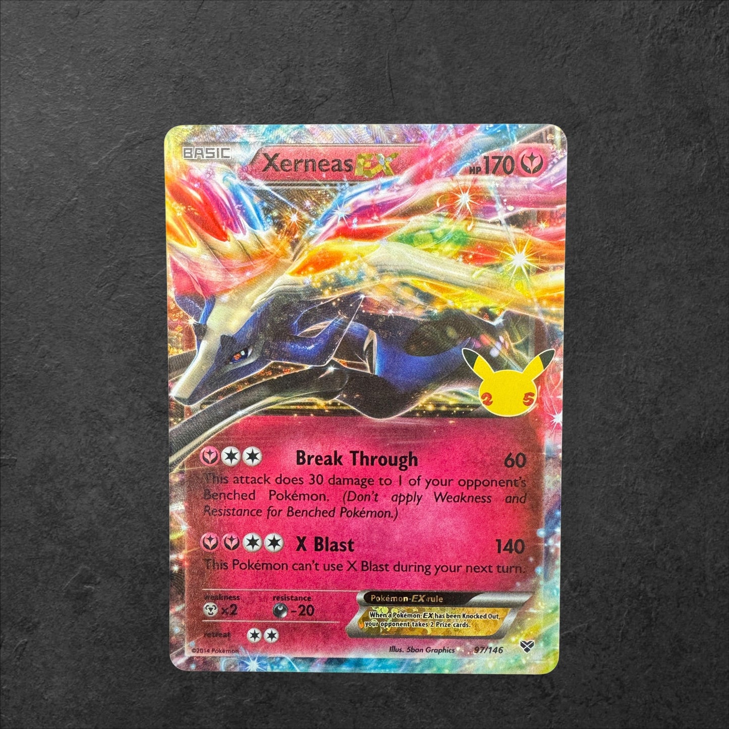 Xerneas EX | # 97 | NM | Celebrations | English | 2021