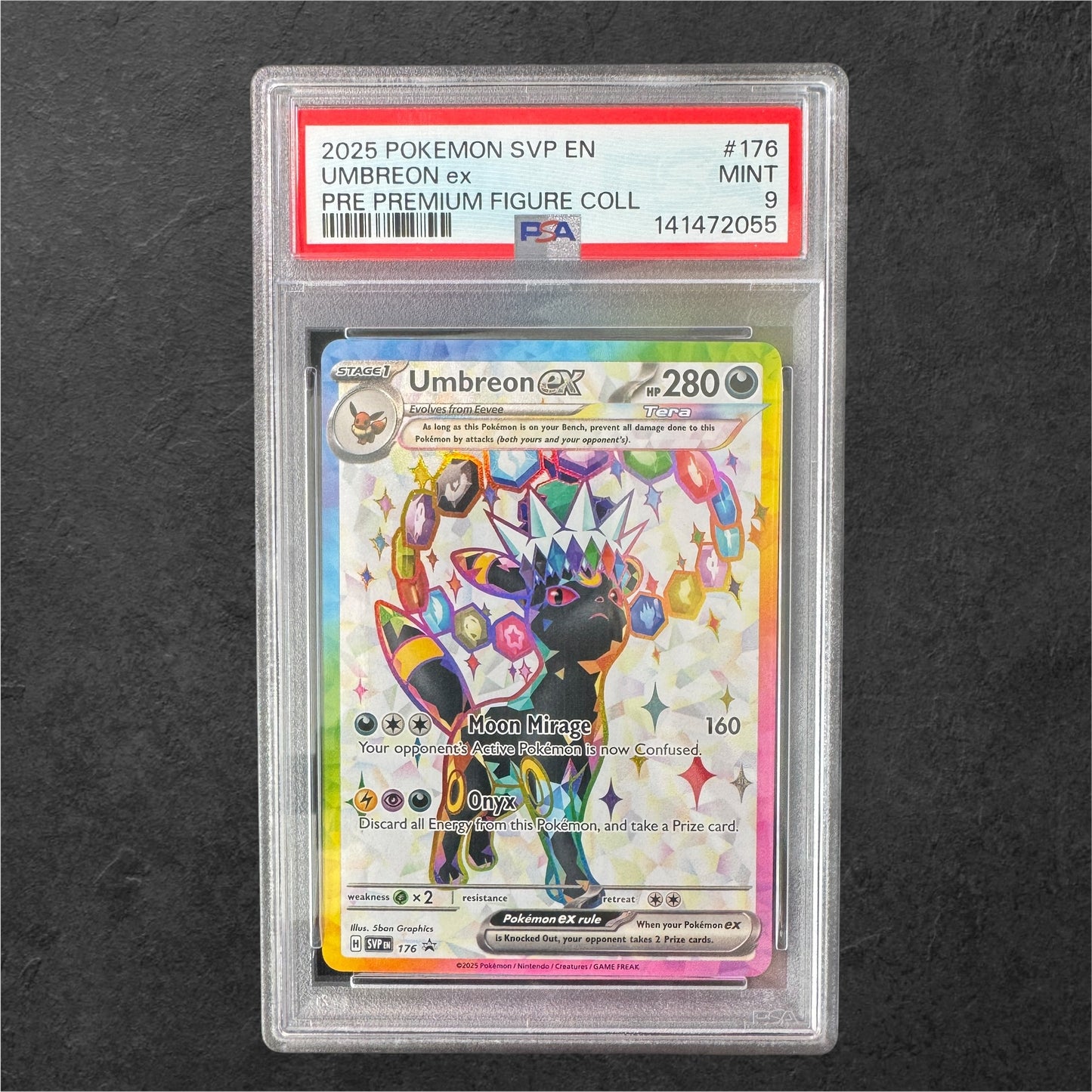 Umbreon ex | #176 | PSA 9 | Prismatic Figure Collection | English | 2025