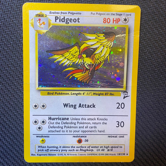 Pidgeot | #14 | HP | Base set 2 | ENG | 2000