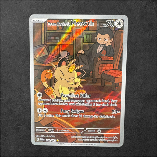 Team Rocket's Meowth | #203 | NM | Destined Rivals | English | 2025