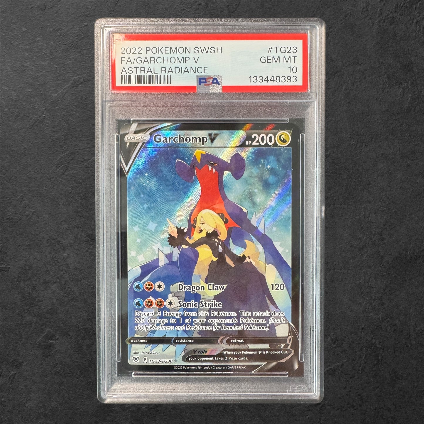 Garchomp V | TG23 | PSA 10 | Astral Radiance | English