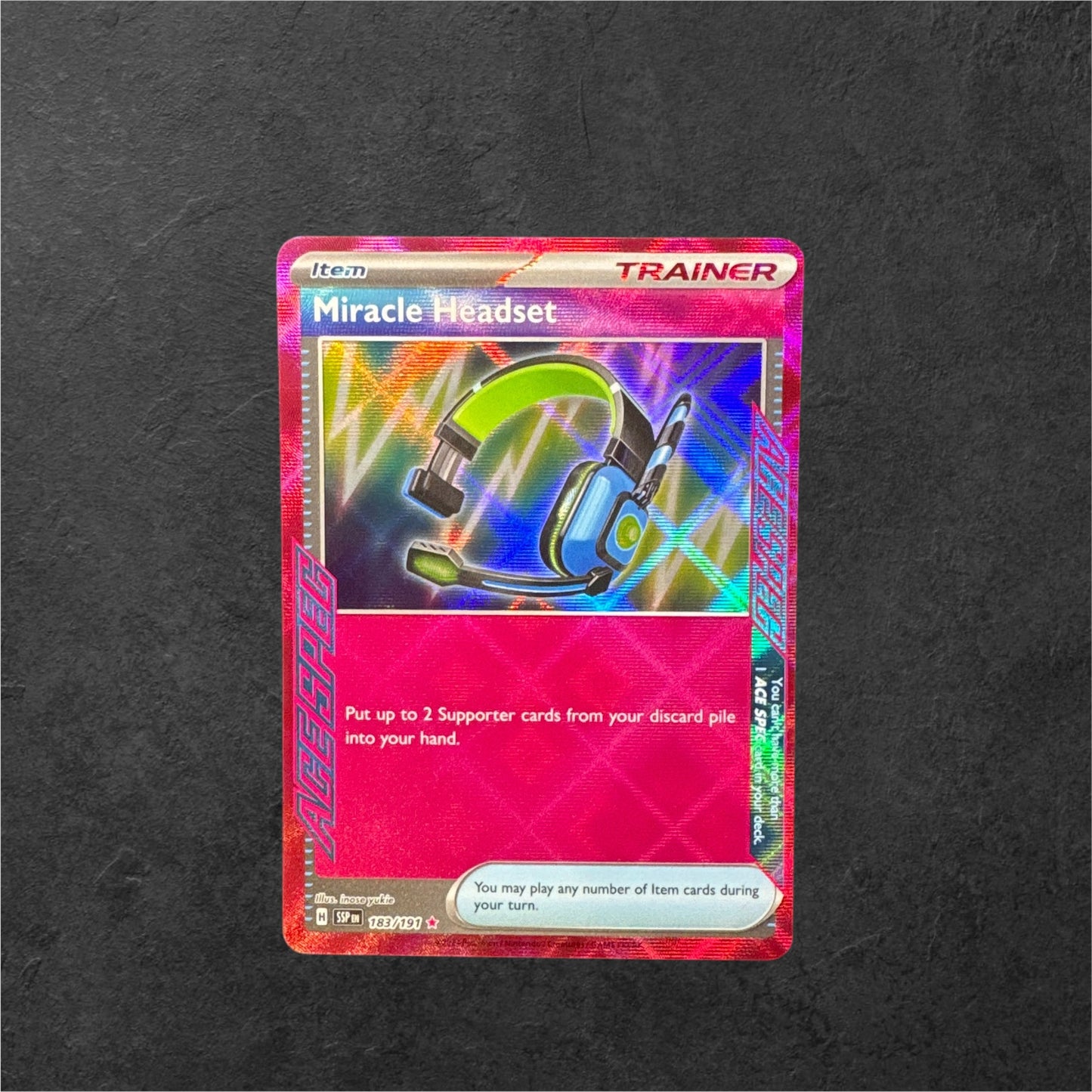 ACE SPEC Cards Choose Your Card