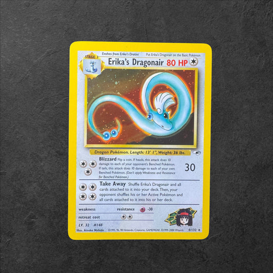 Erika's Dragonair | #4 | NM/LP | Gym Heroes | English | 2000