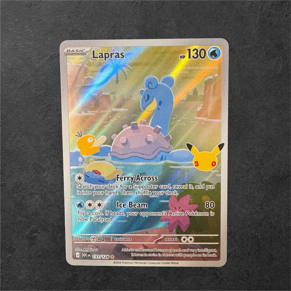Lapras | 131 |  NM | 30th Celebration | English | 2026