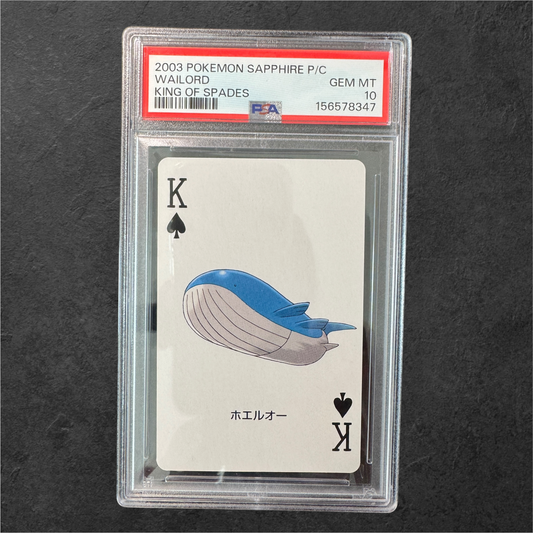 Wailord | PSA 10 | Sapphire Playing Cards | Japanese | 2003 - POP 7!