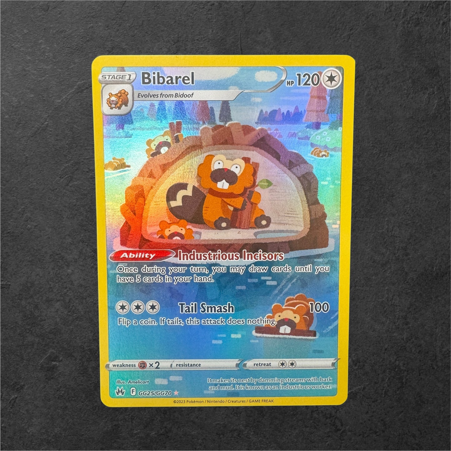 Bibarel | #GG25 | NM | Crown Zenith | English | 2023