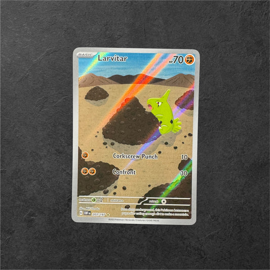 Larvitar | #203 | NM | Obsidian Flames | English | 2024