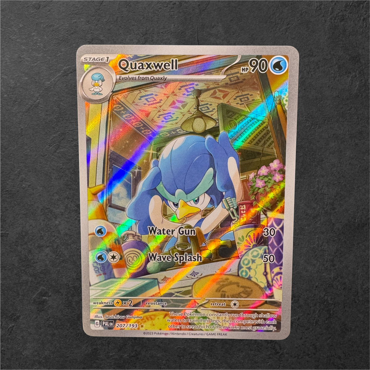 Quaxwell | #207 | NM | Paldea Evolved | English | 2023