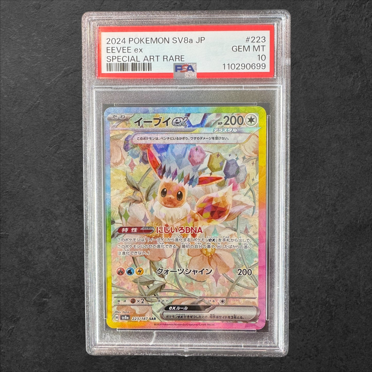 Eevee ex | #223 | PSA 10 | Terastal Festival ex | Japanese | 2024