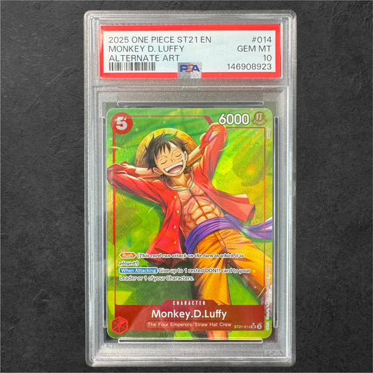 Monkey.D.Luffy | #ST21-014 | PSA 10 | ST21 Ultra Deck | English