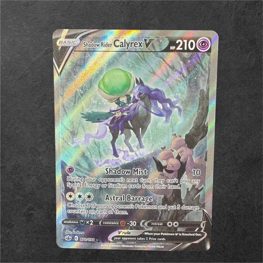 Shadow Rider Calyrex V | #172 | NM | Chilling Reign | English | 2021