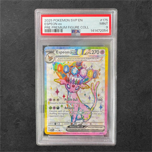 Espeon ex | #175 | PSA 9 | Prismatic Figure Collection | English | 2025