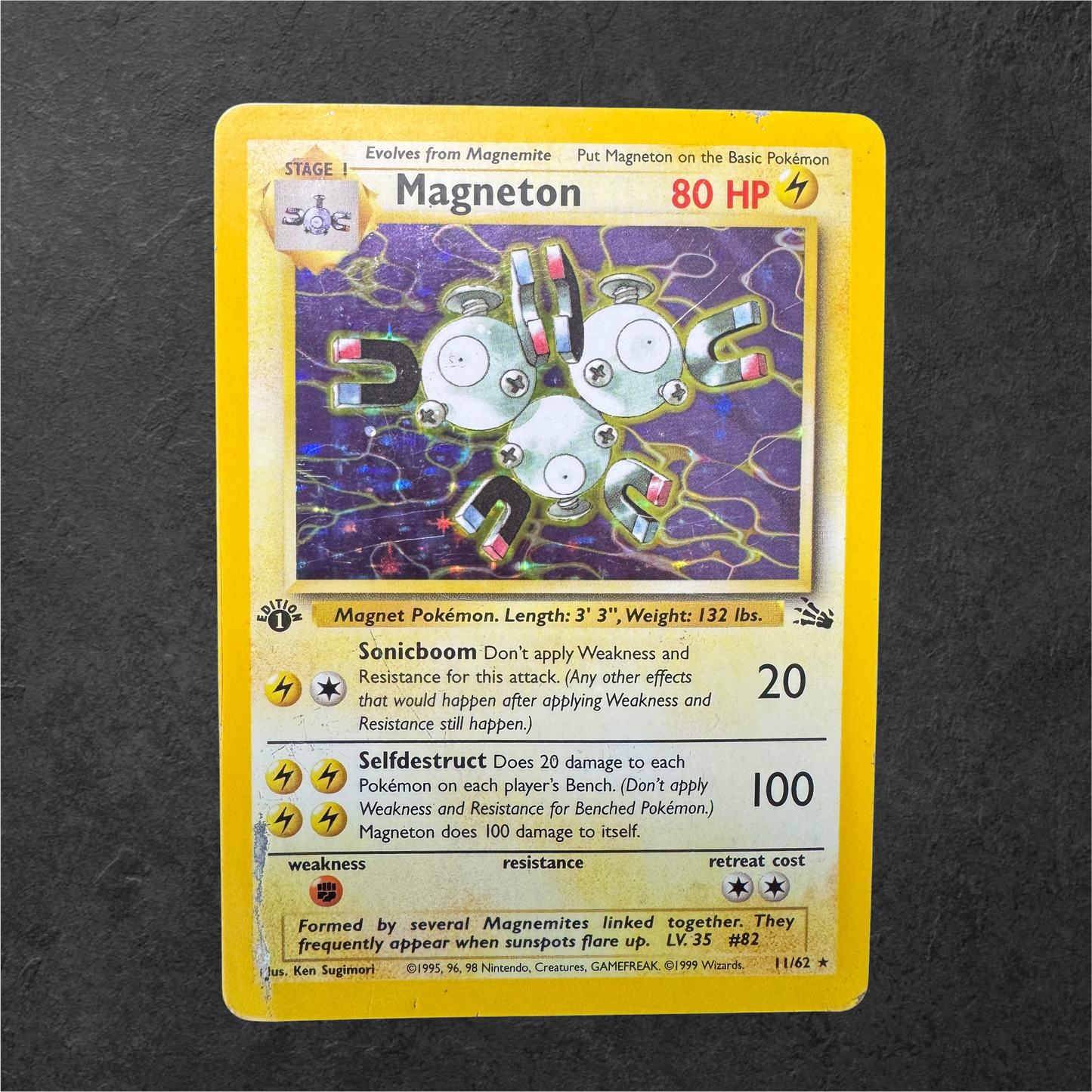 Magneton 1st Edition | #11 | DMG | Fossil | English | 1999