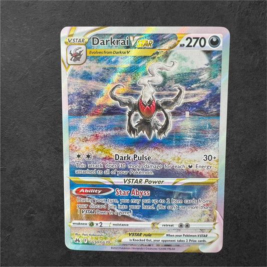Darkrai VSTAR | #GG50 | LP | Crown Zenith | English | 2023