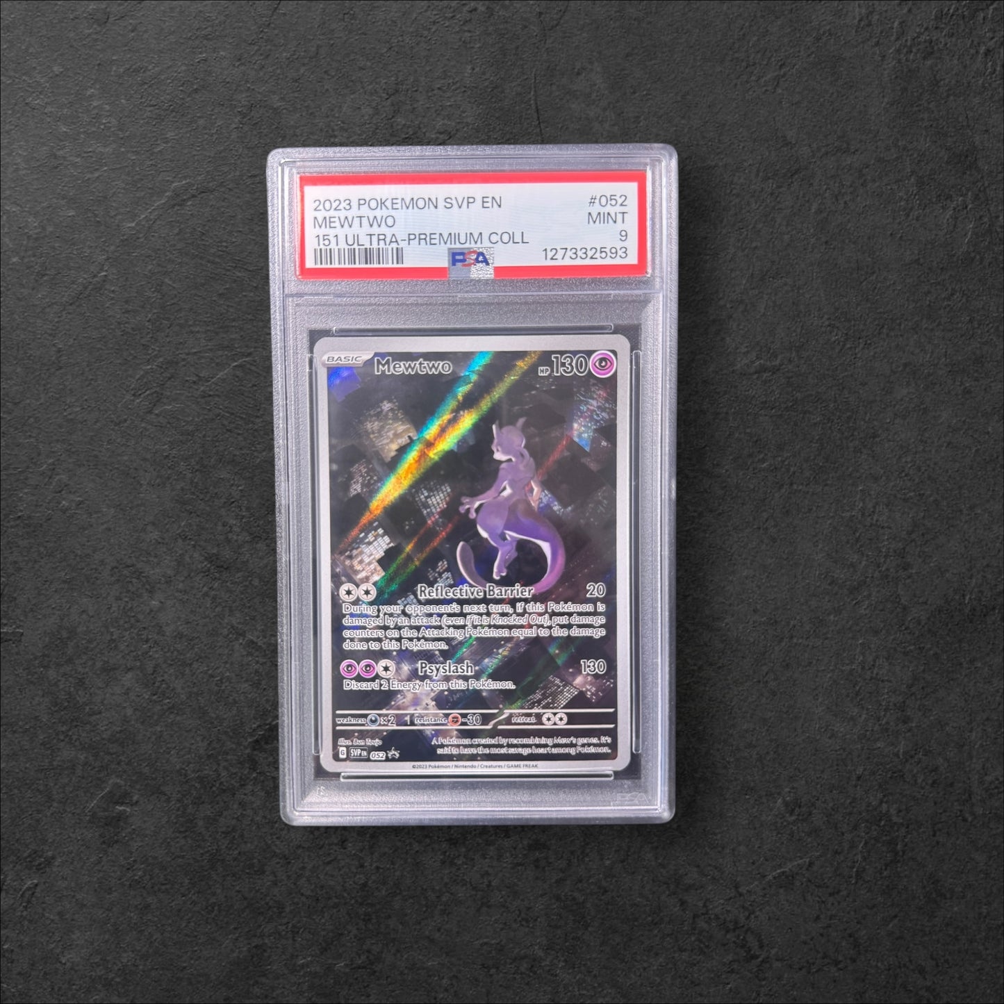 Mewtwo | #052 | PSA 9 | 151 UPC | English