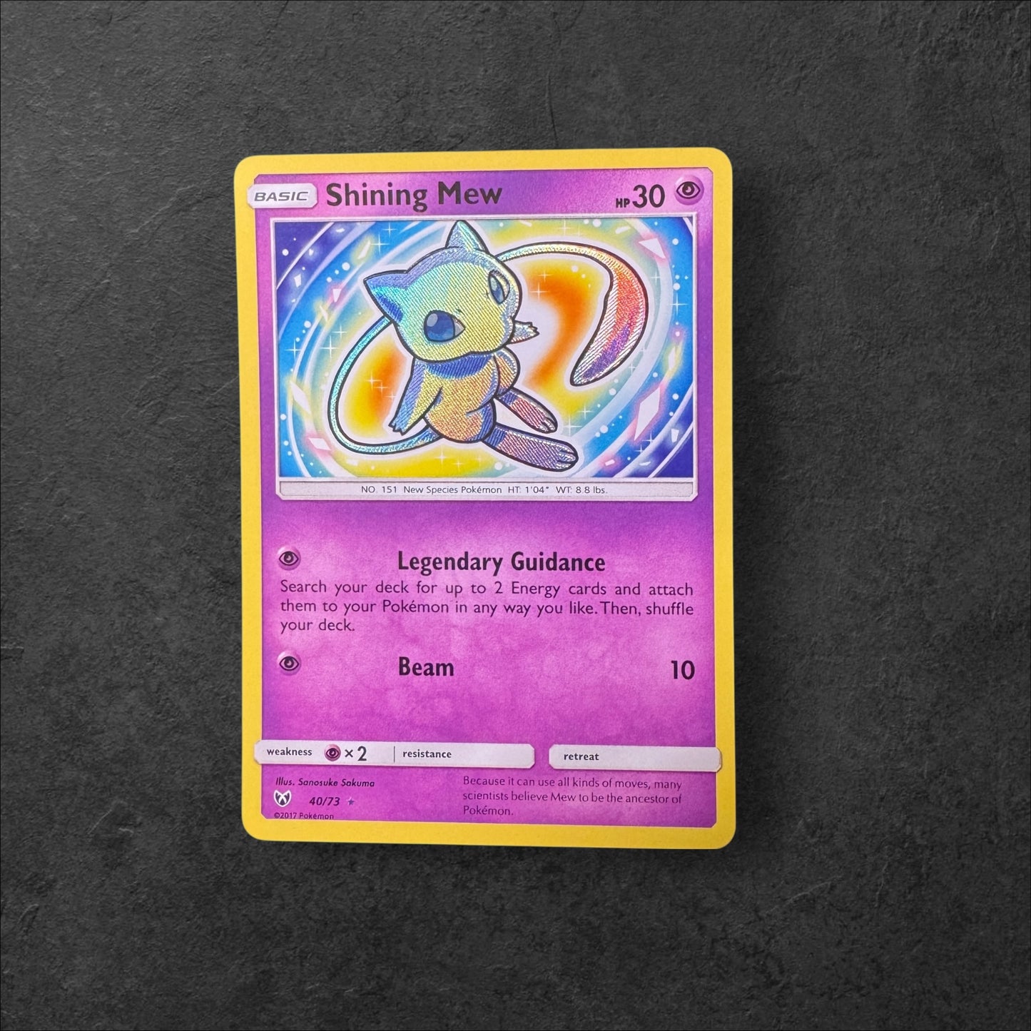 Shining Mew | #40 | LP | Shining Legends | English | 2017