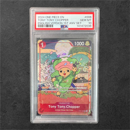 Tony Tony.Chopper | #006 | PSA 10 | 1st Anniversary Set | English
