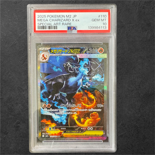 Mega Charizard x ex | #110 | PSA 10 | Inferno x | Japanese | 2026