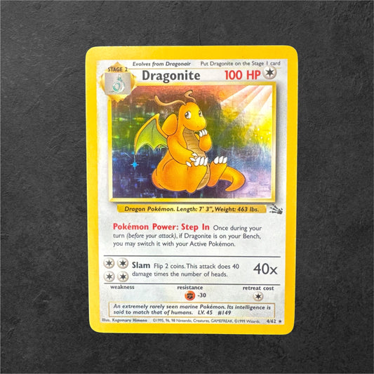 Dragonite | #4 | HP/MP | Fossil | English | 1999