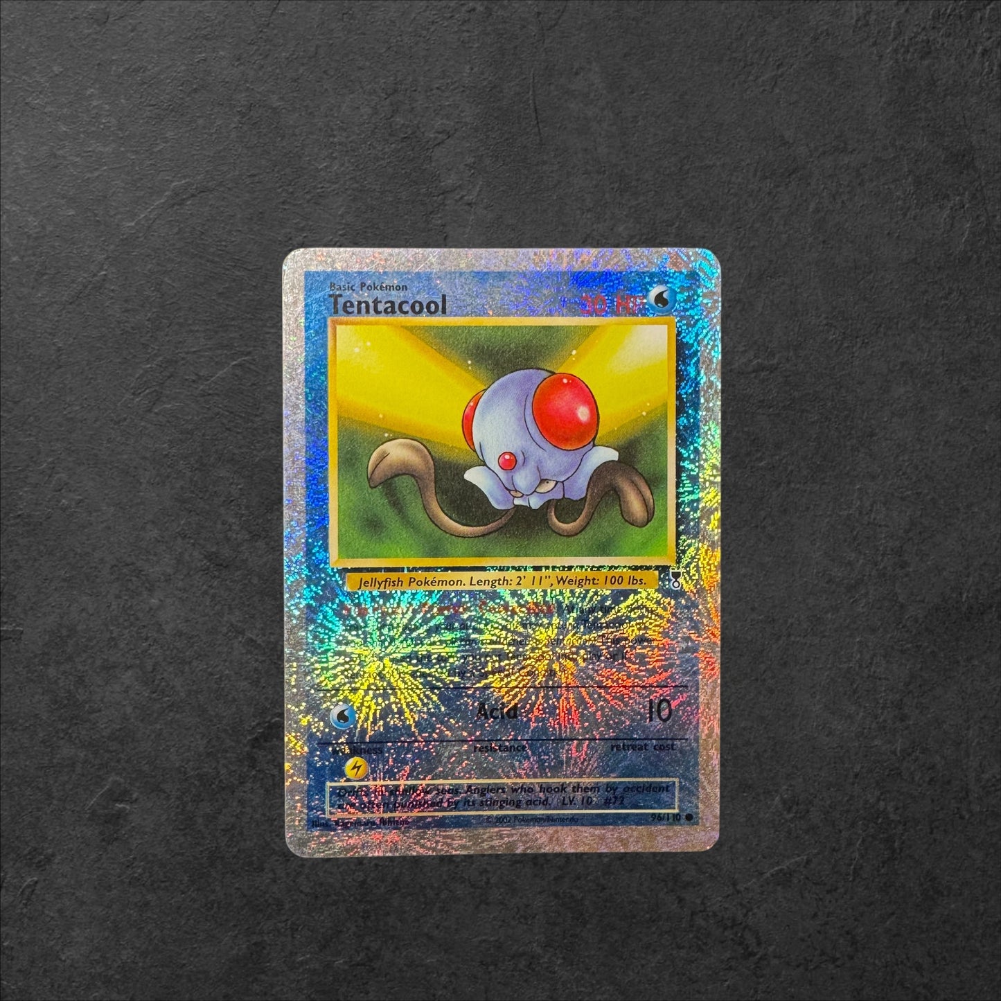 Tentacool Reverse Holo | #96 | MP | Pokémon Legendary Collection | ENG | 2002