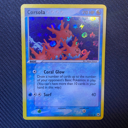 Corsola Reverse Holo | #32 | NM/LP | Hidden Legends | ENG | 2004