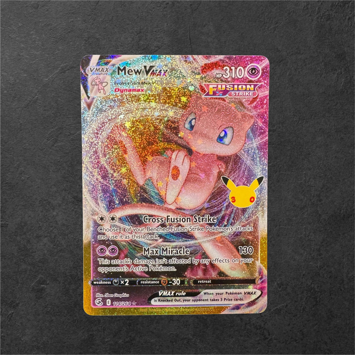 Mew VMAX | #114 | NM | 30th Celebrations | English | 2026