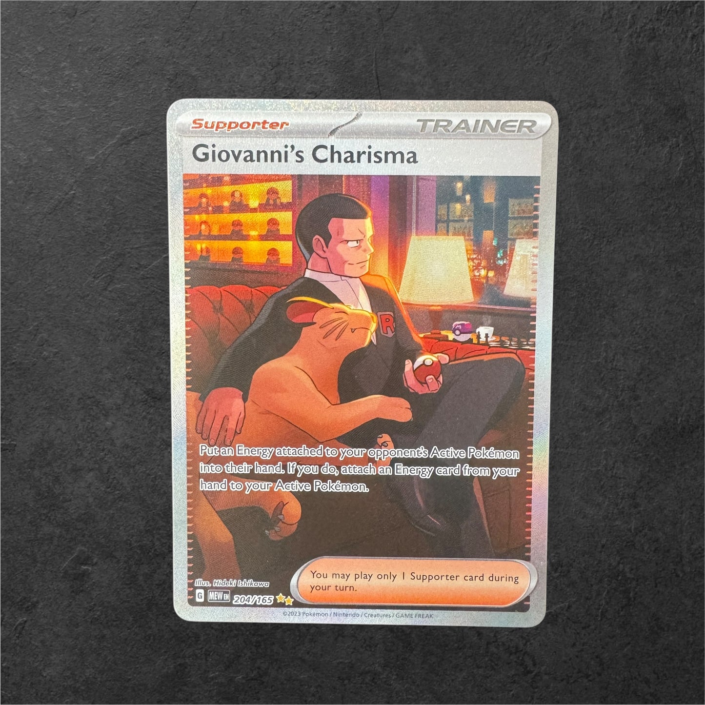 Giovanni's Charisma | #204 | NM | 151 | English | 2023