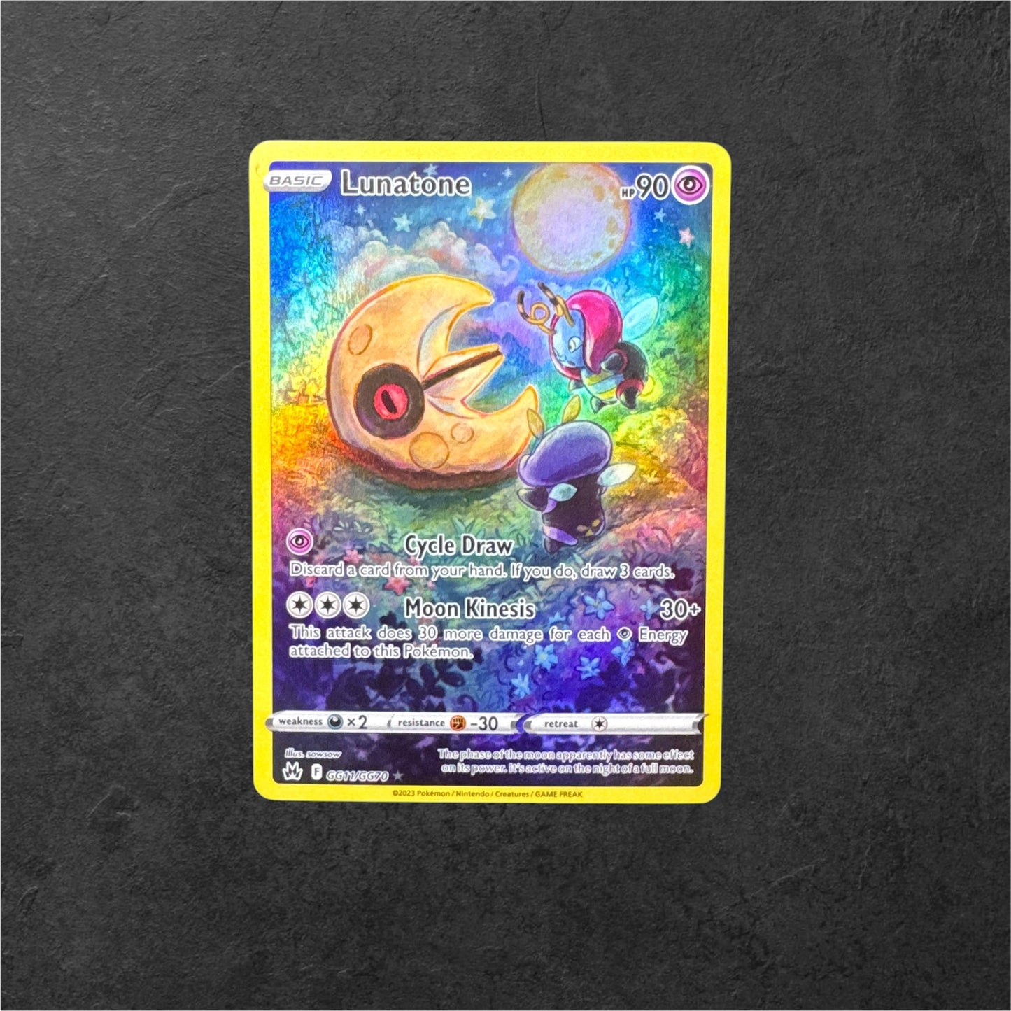 Lunatone | #GG11 | NM | Crown Zenith | English | 2023