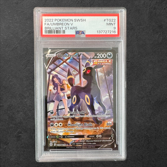 Umbreon V | #TG22 | PSA 9 | Brilliant Stars | English | 2022