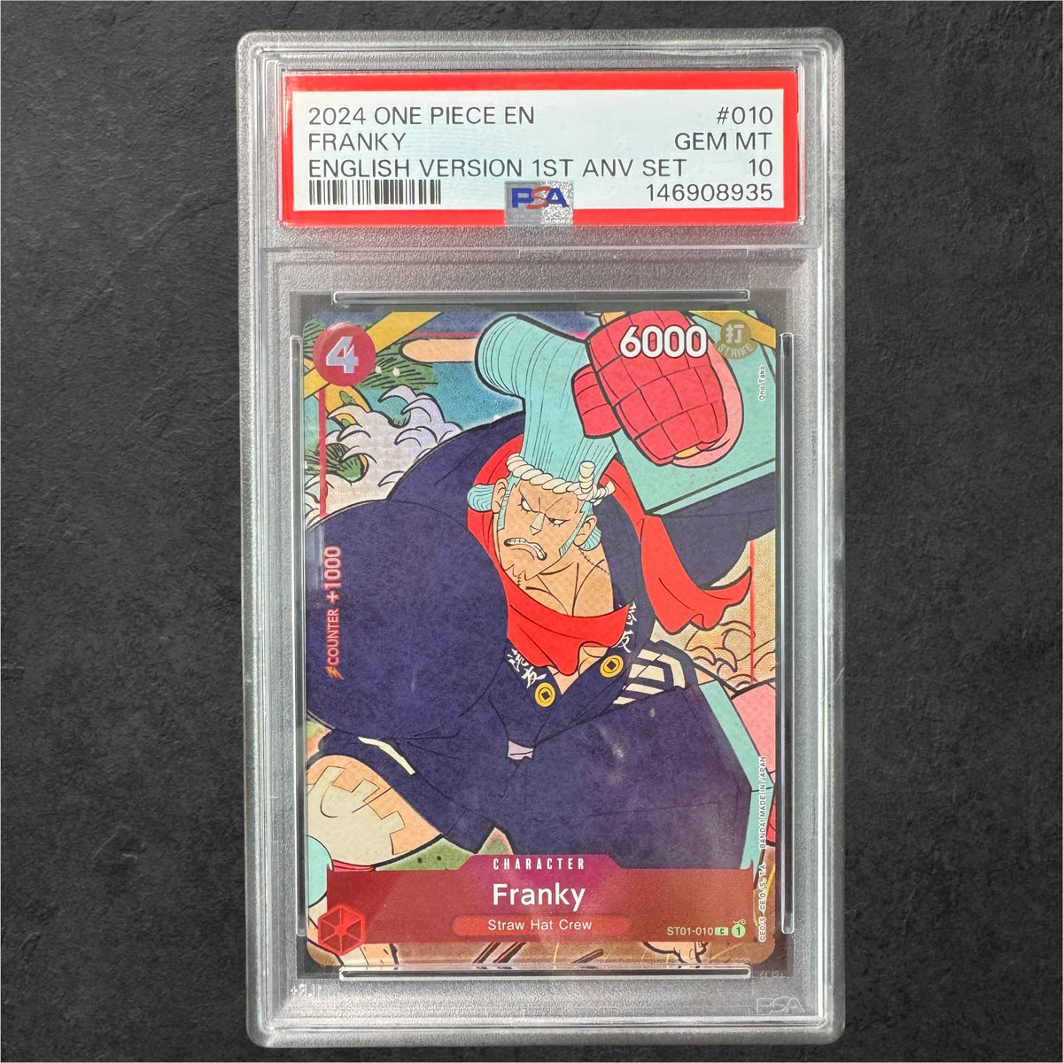 Franky | #ST01-010 | PSA 10 | 1st Anniversary Set | English