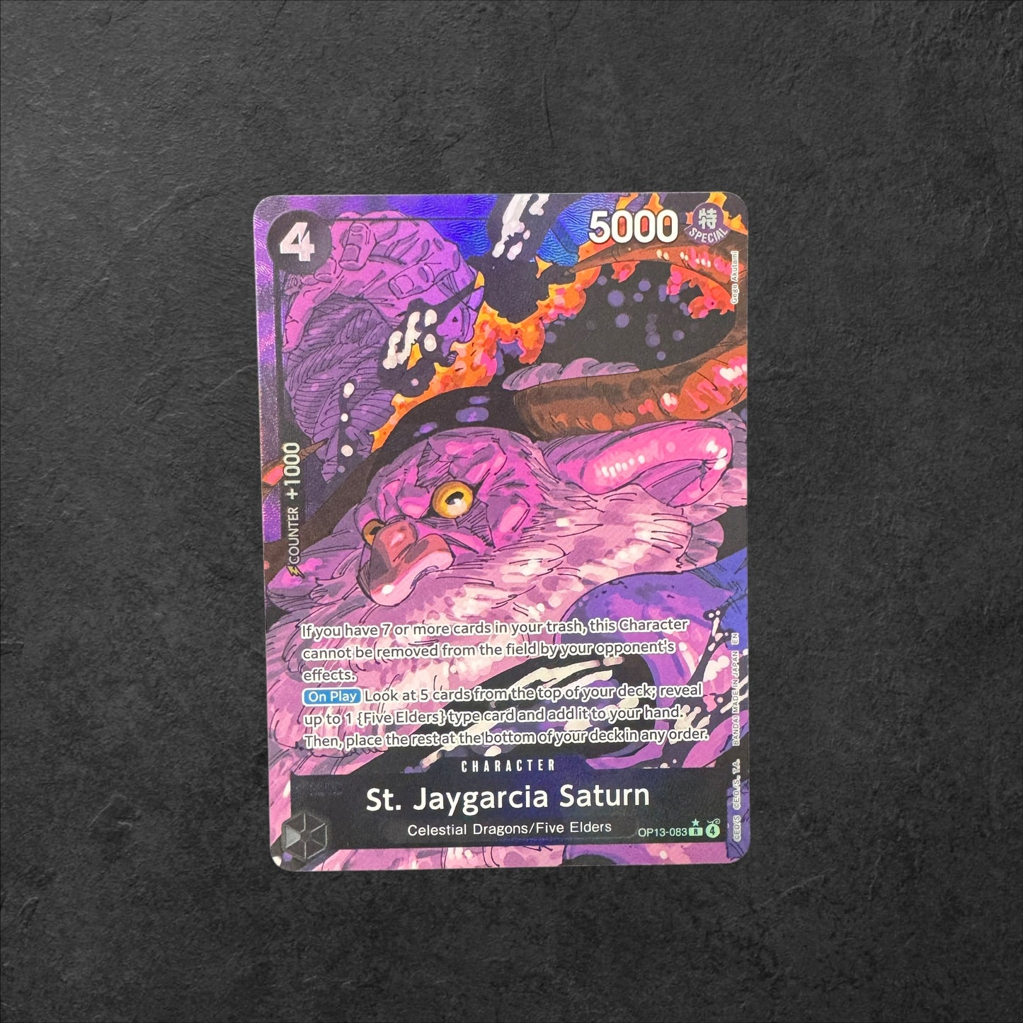 St. Jaygarcia Saturn | #OP13-83 | OP13 | English