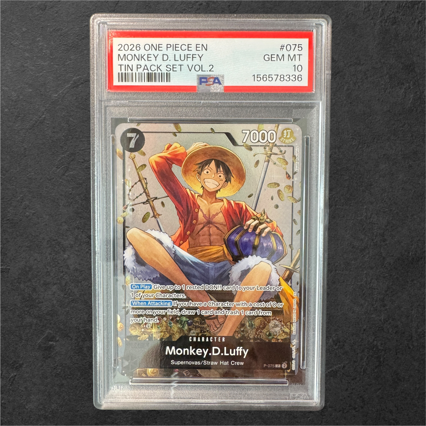 TS02 Tin Promo Sequential Set | #P-073, P-074, P-075 | PSA 10 | TS-02 | English